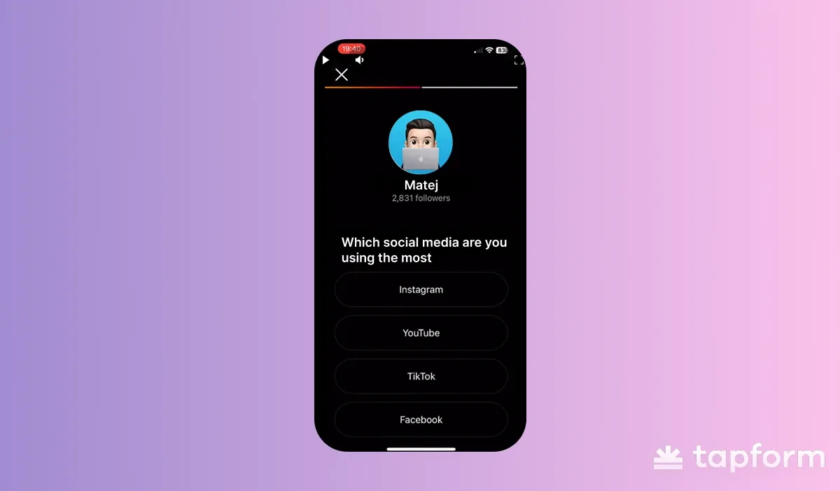instagram lead capture form
