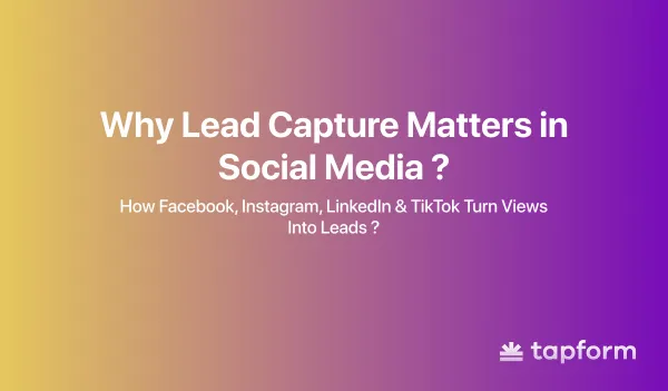 lead capture in social media